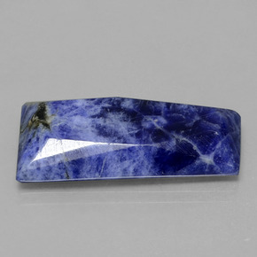 Sodalita Violeta Azul Natural 20.69ct, Forma extravagante, Opaco