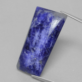 Sodalita Violeta Azul Natural 20.55ct, Forma extravagante, Opaco