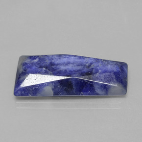 Sodalita Violeta Azul Natural 20.55ct, Forma extravagante, Opaco