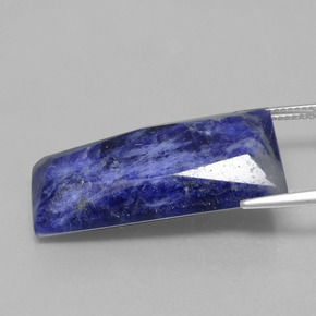 Sodalita Violeta Azul Natural 20.55ct, Forma extravagante, Opaco