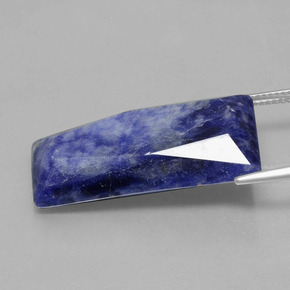 Sodalita Violeta Azul Natural 20.06ct, Forma extravagante, Opaco