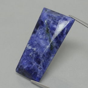 Sodalita Violeta Azul Natural 19.83ct, Forma extravagante, Opaco
