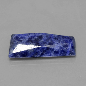 Sodalita azul natural 19,19ct, forma extravagante, opaco
