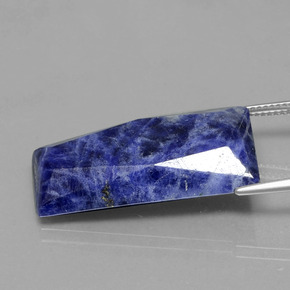 Sodalita azul natural 19,19ct, forma extravagante, opaco