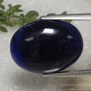 Sodalita Violeta Azul Natural 11.43ct, Corte Oval, Opaco