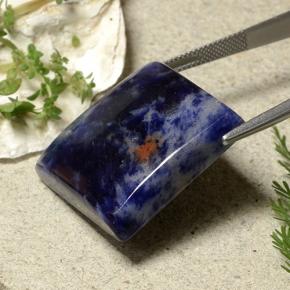 Sodalita Violeta Azul Natural 54.07ct, Quadrado, Opaco