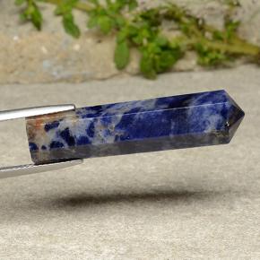 Sodalita azul natural 24,34ct, forma extravagante, opaco