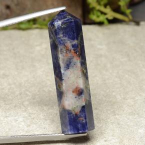 Sodalita multicolorido natural 20,35ct, forma extravagante, opaco