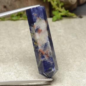 Sodalita multicolorido natural 20,35ct, forma extravagante, opaco