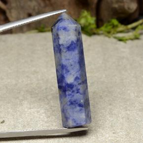 Sodalita azul natural 22,16ct, forma extravagante, opaco