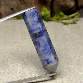 Sodalita azul natural 22,16ct, forma extravagante, opaco