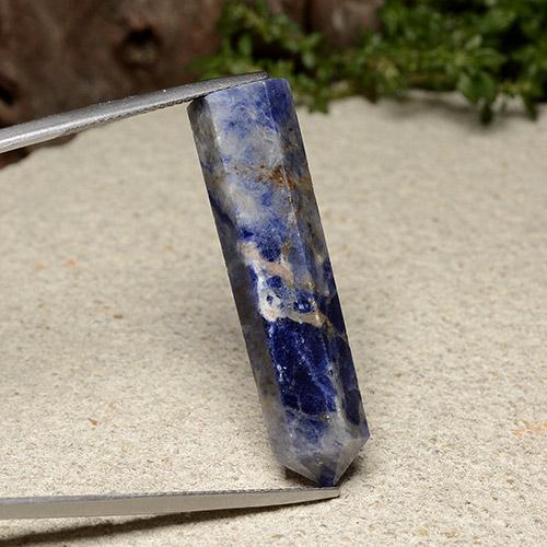 Sodalita Azul-marinho Natural 22.66ct, Forma extravagante, Opaco