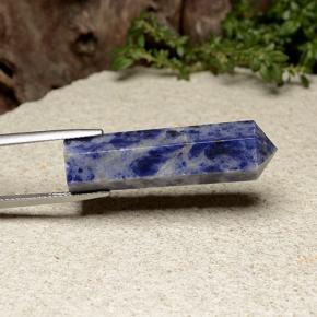 Sodalita azul natural 25,96ct, forma extravagante, opaco