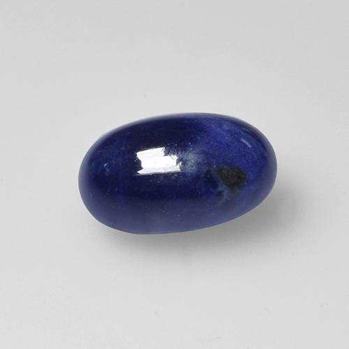 Sodalita azul natural 1,20ct, corte oval, opaco