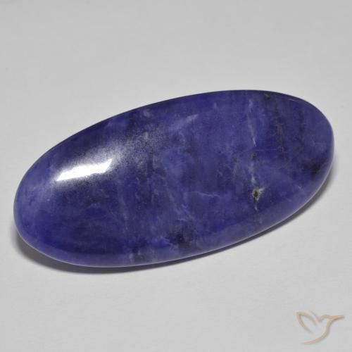 Sodalita Azul profundo Natural 29.49ct, oval, Opaco
