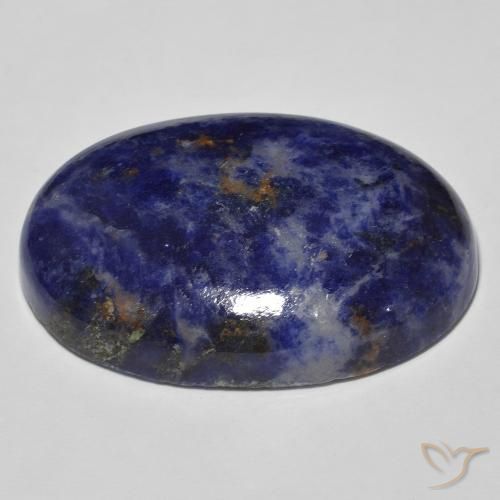 Sodalita Azul profundo Natural 54.28ct, oval, Opaco