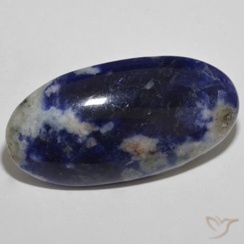 Sodalita Azul-marinho Natural 23.22ct, oval, Opaco