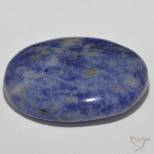Sodalita Azul-marinho Natural 37.13ct, oval, Opaco