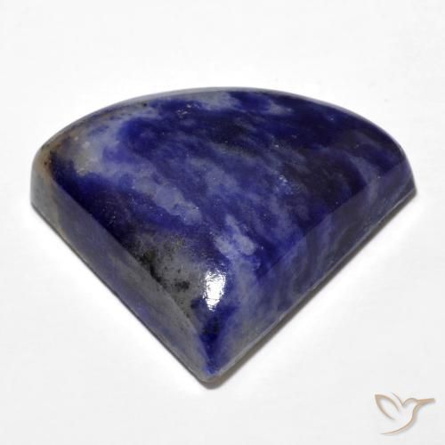 Sodalita Azul-marinho Natural 24.44ct, Trilhão, Opaco