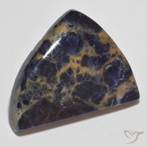 Sodalita Azul marinho profundo Natural 40.32ct, Chique, Opaco