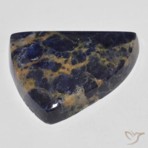 Sodalita Azul marinho profundo Natural 40.32ct, Chique, Opaco