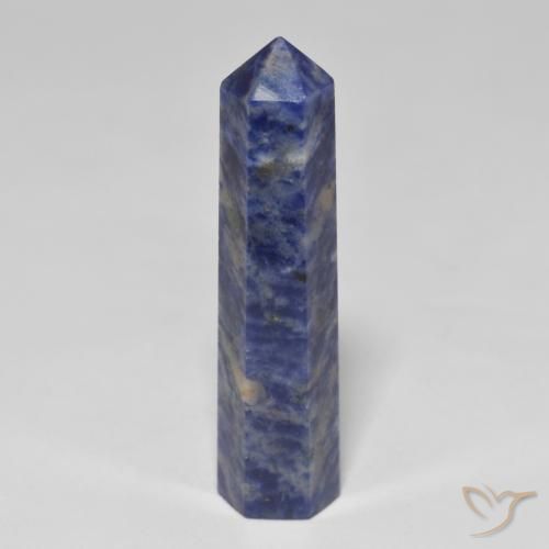 Sodalita azul natural 22,52ct, forma extravagante, opaco