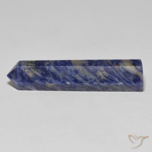 Sodalita azul natural 22,52ct, forma extravagante, opaco