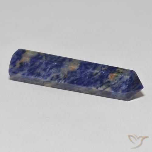 Sodalita azul natural 22,52ct, forma extravagante, opaco