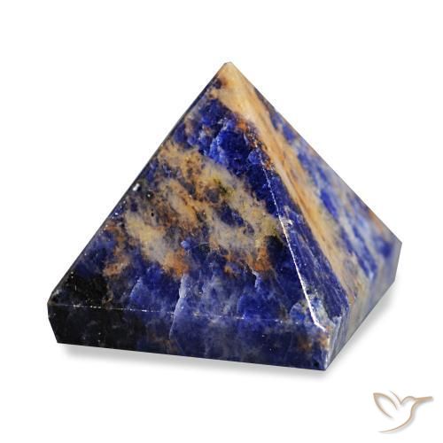 Sodalita Azul marinho profundo Natural 65.67ct, Quadrado, Opaco