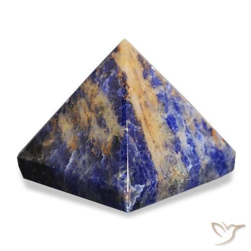 Sodalita Azul marinho profundo Natural 65.67ct, Quadrado, Opaco