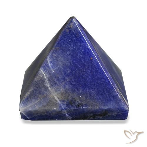 Sodalita azul-marinho natural 100,28ct, quadrado, opaco