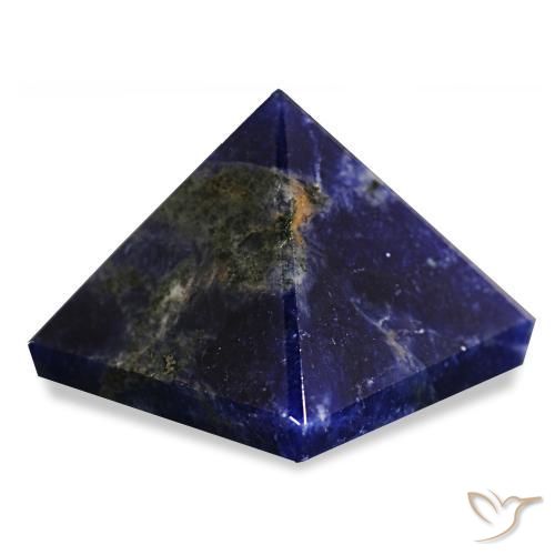 Sodalita multicolor azul natural 85,94ct, quadrado, opaco