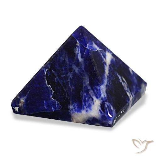 Sodalita Multicolor azul Natural 63.03ct, Quadrado, Opaco