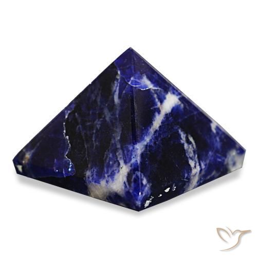 Sodalita Multicolor azul Natural 63.03ct, Quadrado, Opaco