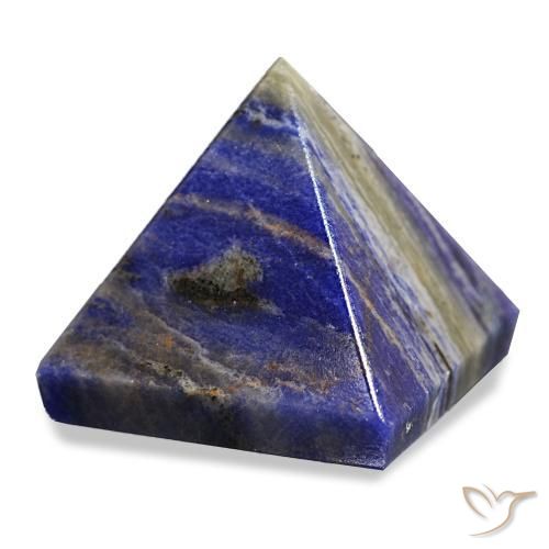 Sodalita Azul-marinho Natural 104.98ct, Quadrado, Opaco
