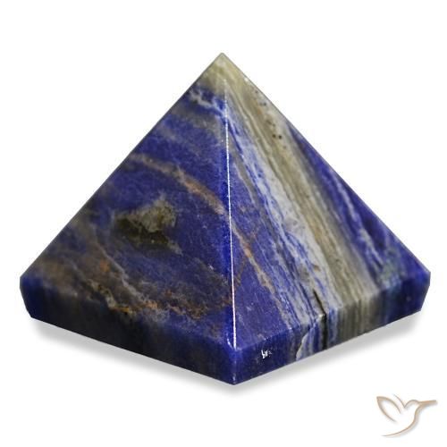 Sodalita Azul-marinho Natural 104.98ct, Quadrado, Opaco