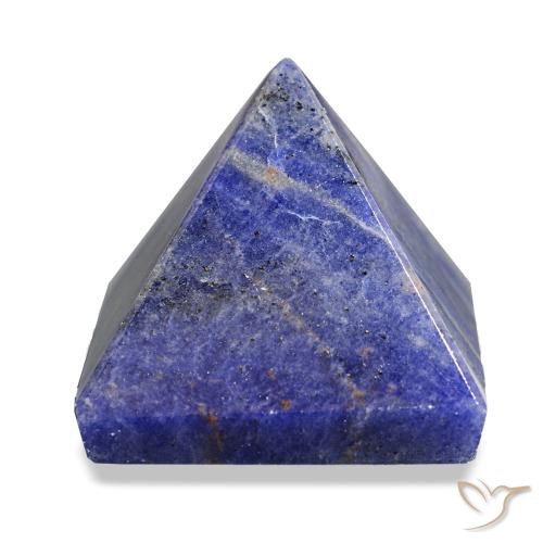Sodalita Cinzento Azul claro Natural 103,79ct, Quadrado, Opaco