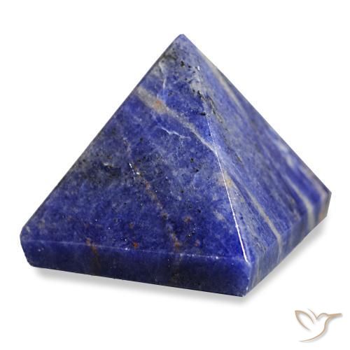 Sodalita Cinzento Azul claro Natural 103,79ct, Quadrado, Opaco