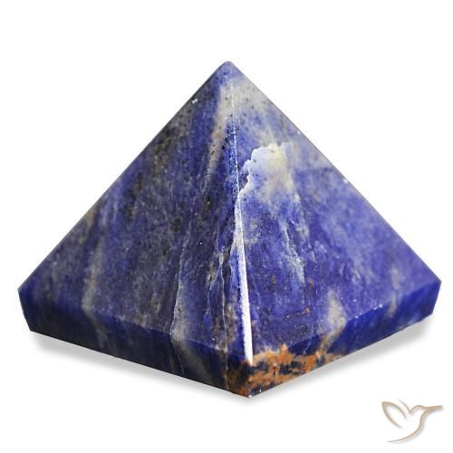 Sodalita Cinzento Azul claro Natural 103,79ct, Quadrado, Opaco