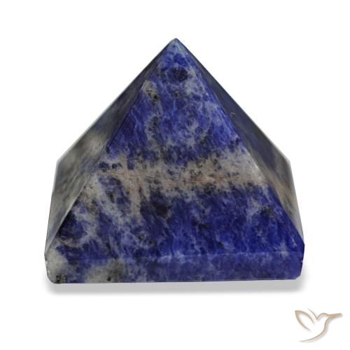Sodalita azul natural 81,65ct, quadrado, opaco