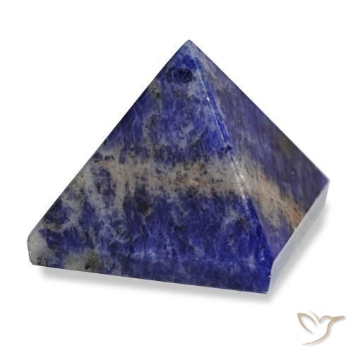 Sodalita azul natural 81,65ct, quadrado, opaco