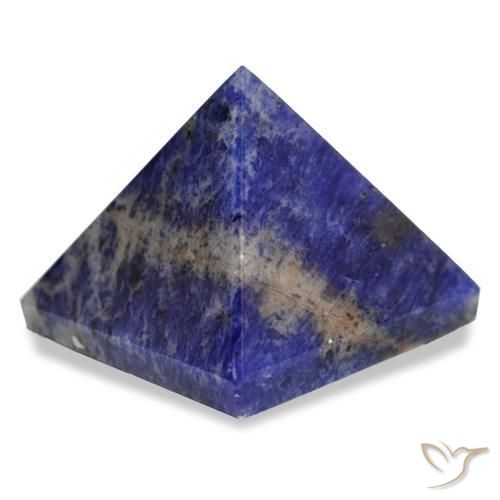 Sodalita azul natural 81,65ct, quadrado, opaco