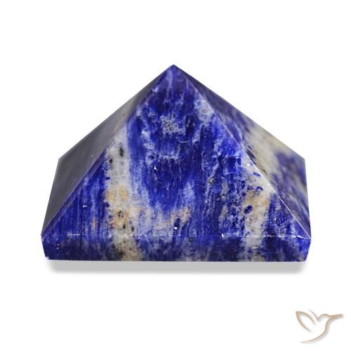 60.17ct Azul-marinho Sodalita, Quadrado, Opaco