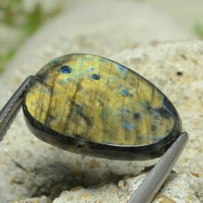 Spectrolite Multicolorido Natural 7.78ct, Forma extravagante, Opaco