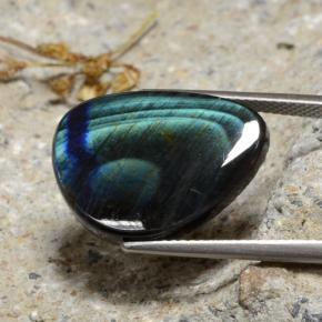 Spectrolite Multicolorido Natural 9.82ct, Forma extravagante, Opaco