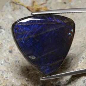 Espectrolita multicolorido natural 23,11ct, trillion, opaco