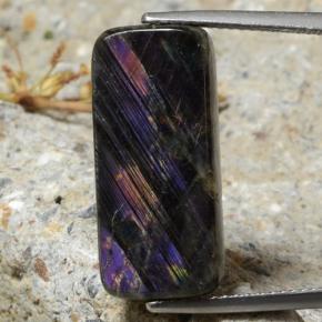 Espectrolita multicolorido natural 8,96ct, almofada cortada, opaco