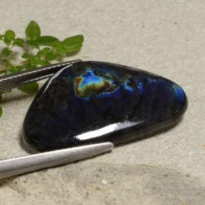 Espectrolita multicolorido natural 14,20ct, forma extravagante, opaco