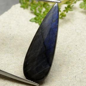 Spectrolite Multicolorido Natural 7.41ct, Formato de pêra, Opaco