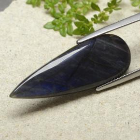 Spectrolite Multicolorido Natural 7.41ct, Formato de pêra, Opaco